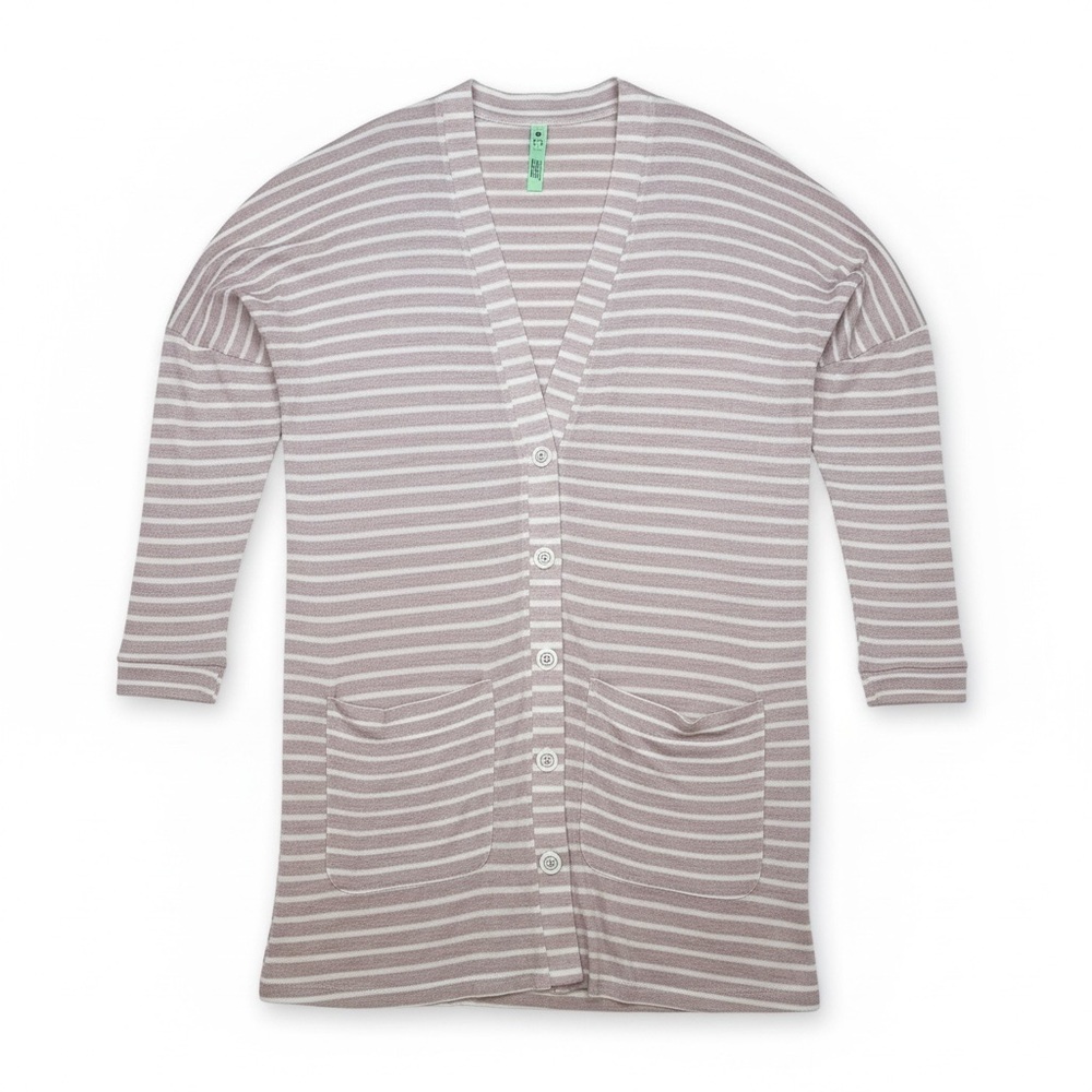 Honeydew Intimates Pink and White Striped Top